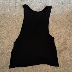 Brandy Melville Black Women's Sleeveless Muscle Tank Top